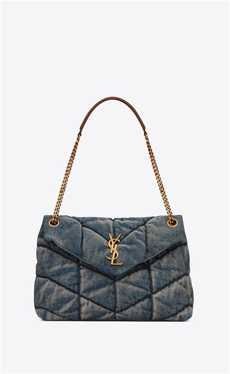 ysl suede and leather bag reviews|YSL denim bags.